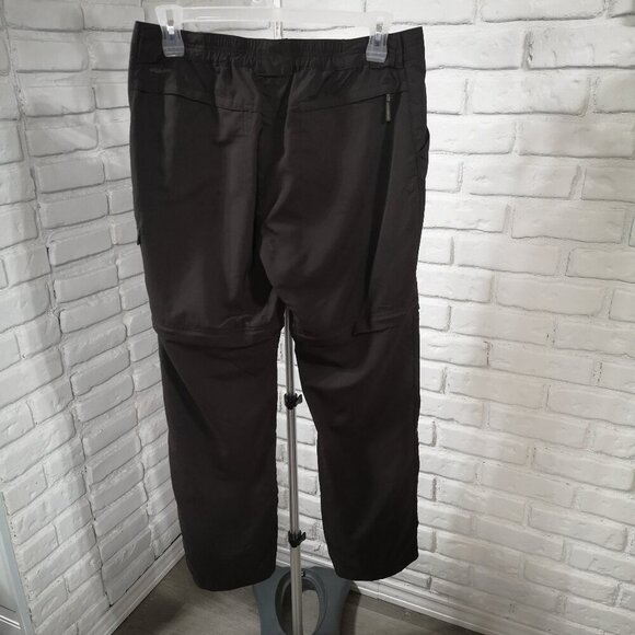 Columbia Packable Omni-Shade Ladies Size 14 Dark Brown Straight Leg Pants - Picture 2 of 16